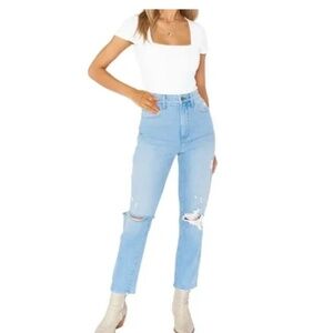 Show Me Your MuMu Midtown Straight Distressed